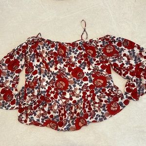 “Flower Frill Top”